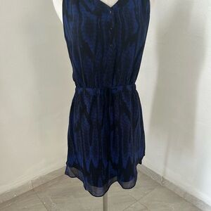 Guess Blue and Black Mini Dress